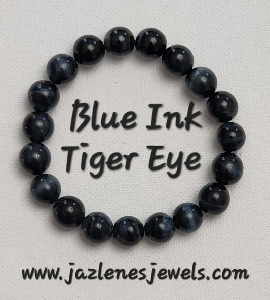 Tiger Eye Collection Bracelet (Blue Ink)