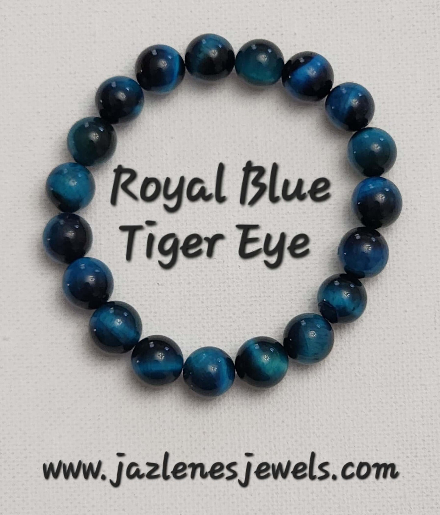 Tiger Eye Bracelet (Royal Blue)