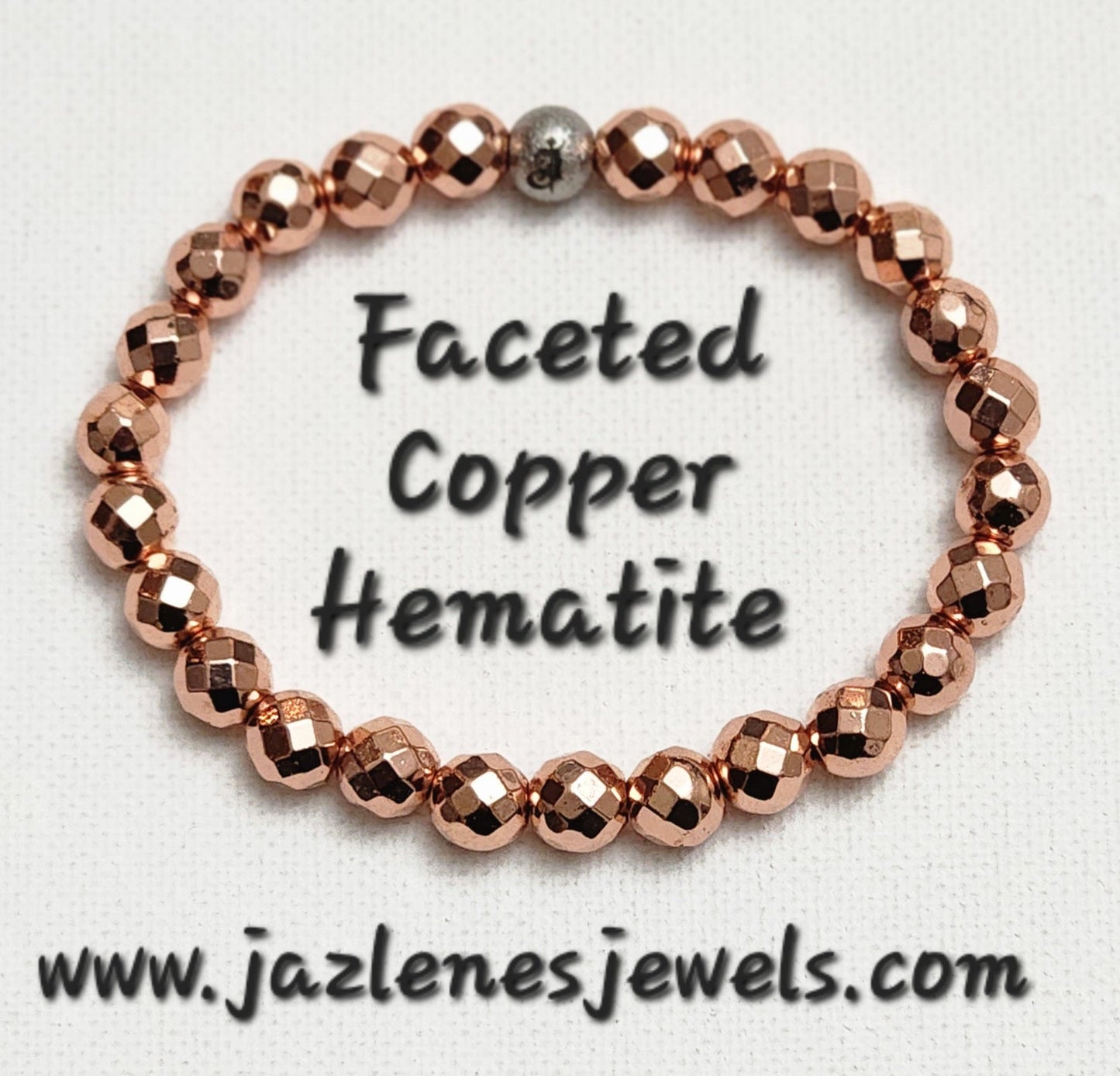 Hematite Collection Bracelet (Faceted Copper)