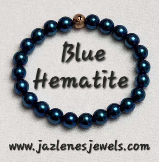 Hematite Collection Bracelet (Blue)