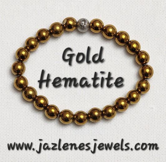 Hematite Collection Bracelet (Gold)