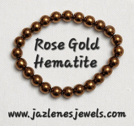 Hematite Collection Bracelet (Rose Gold)