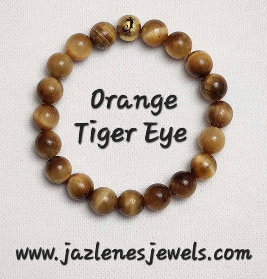 Tiger Eye Collection Bracelet (Orange)